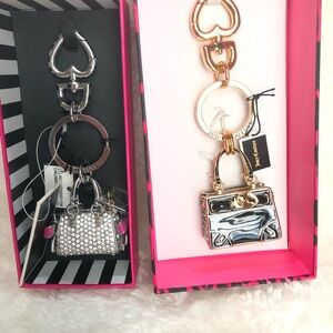 Keychain juicy couture bundle silver and gold
